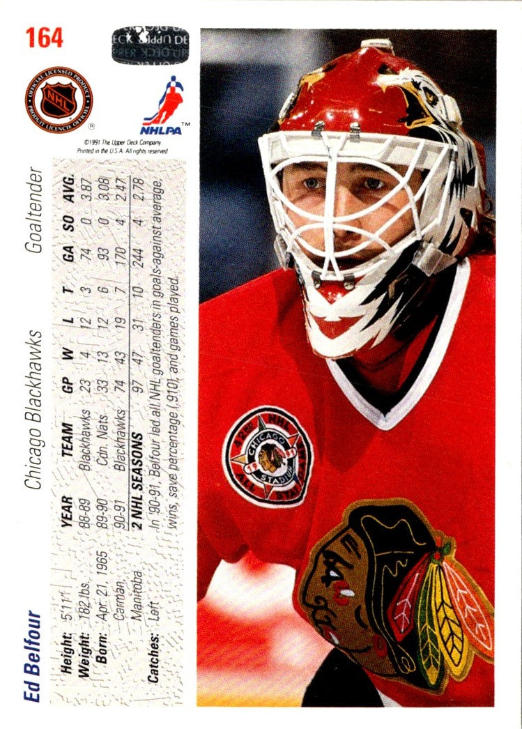 1991 Upper Deck French Ed Belfour