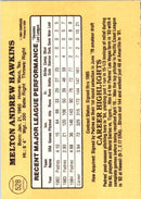 1985 Donruss Andy Hawkins