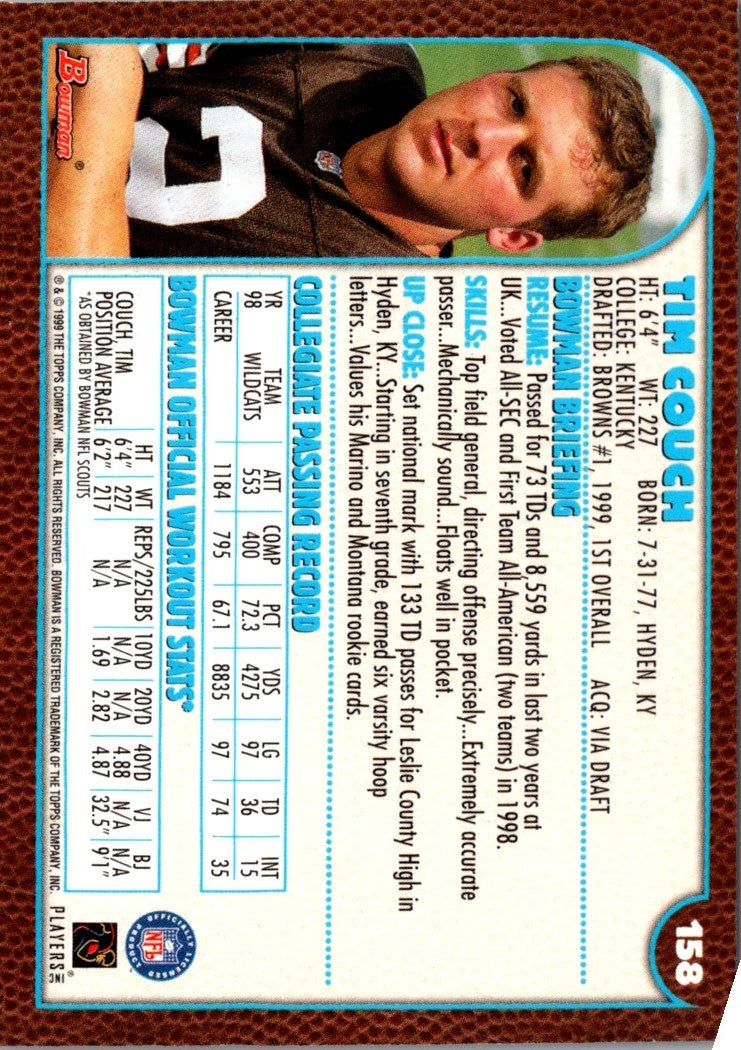 1999 Bowman Tim Couch