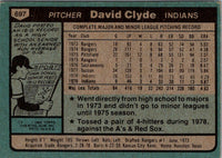 1980 Topps David Clyde #697