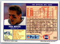 1989 NFL Proset Paul Moyer #398