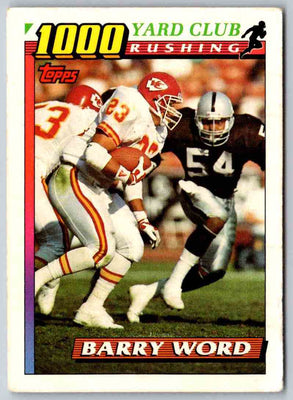 2011 Topps Football Barry Word #16