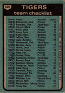 1980 Topps Detroit Tigers - Sparky Anderson