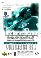 2001 UD Reserve Mike Sweeney #55