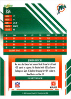 2007 Score John Beck #354 Rookie
