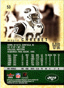 2002 Fleer Genuine Wayne Chrebet