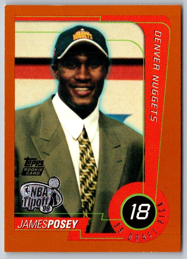 1999 Topps Tipoff James Posey #119 Rookie