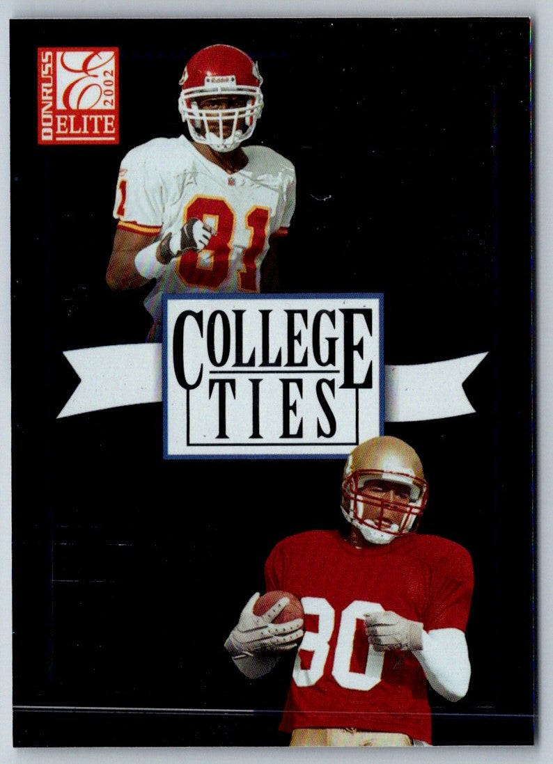 2002 Donruss Elite College Ties Snoop Minnis/Javon Walker