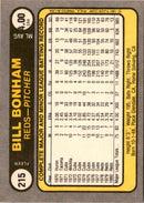 1981 Fleer Bill Bonham