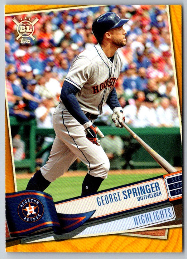 2019 Topps Big League Artist Rendition George Springer #386