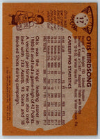 1981 Topps Otis Birdsong #17