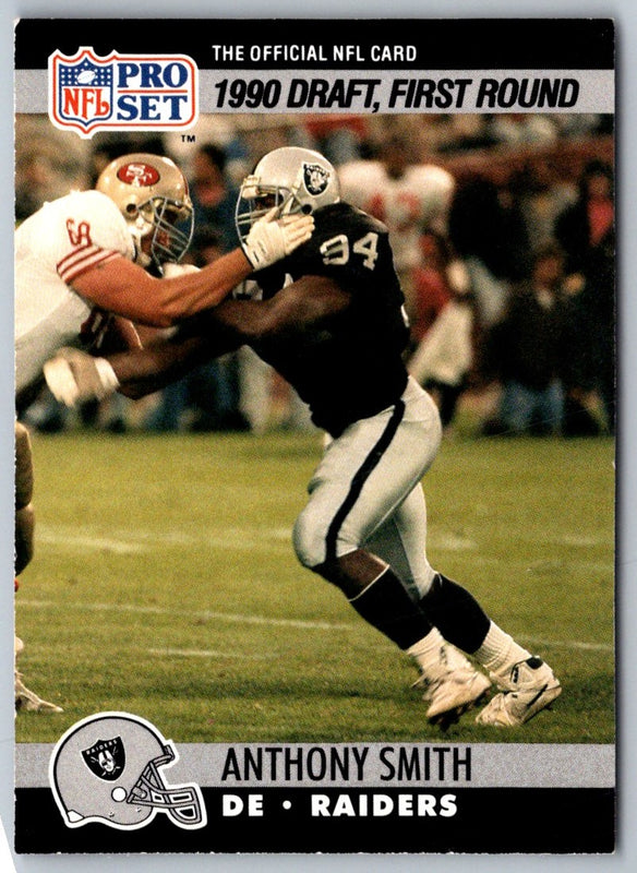1990 Pro Set Anthony Smith #679 Rookie