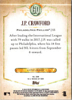 2018 Topps Gypsy Queen J.P. Crawford #236 Rookie