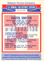 1984 Topps Ralston Purina Ozzie Smith #2