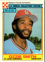 1984 Topps Ralston Purina Ozzie Smith #2