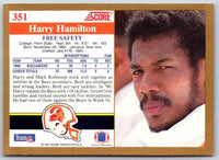 1991 Score Harry Hamilton #351