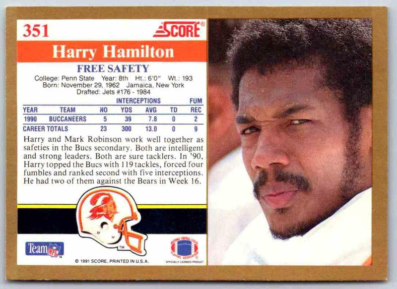 1991 Score Harry Hamilton