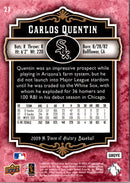 2009 Upper Deck A Piece of History Carlos Quentin
