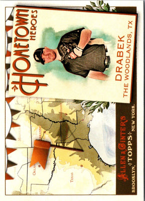 2011 Topps Allen & Ginter Hometown Heroes Kyle Drabek #HH95