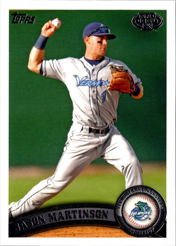 2011 Topps Pro Debut Blue Jason Martinson #18 /309