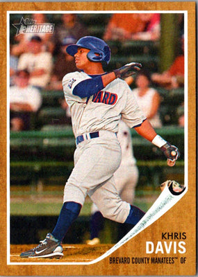 2011 Topps Heritage Minor League Khris Davis #96