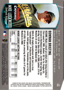 2000 Bowman Draft Picks & Prospects Chrome Mike Lockwood