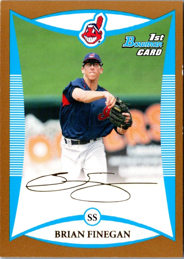 2008 Bowman Prospects Brian Finegan #BP26