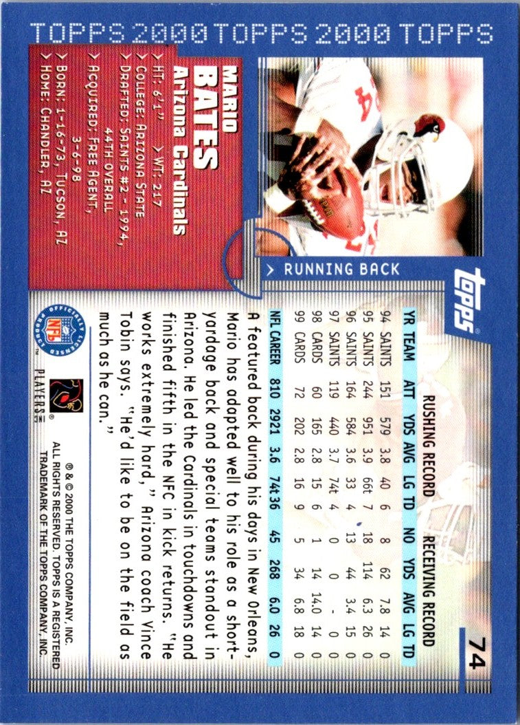 2000 Topps Mario Bates