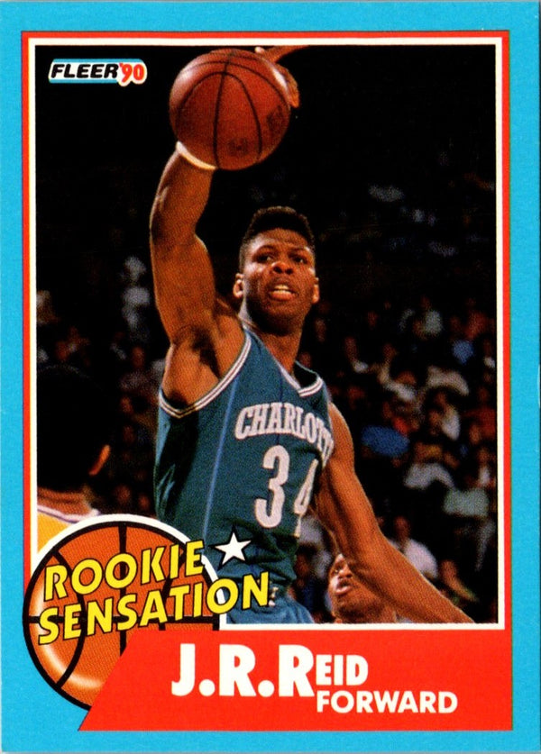 1990 Fleer Rookie Sensations J.R. Reid #4