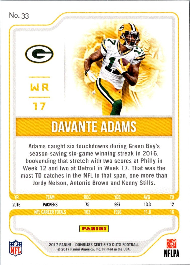 2017 Panini Contenders Davante Adams