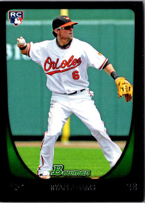 2011 Bowman Draft Picks & Prospects Ryan Adams #2 Rookie