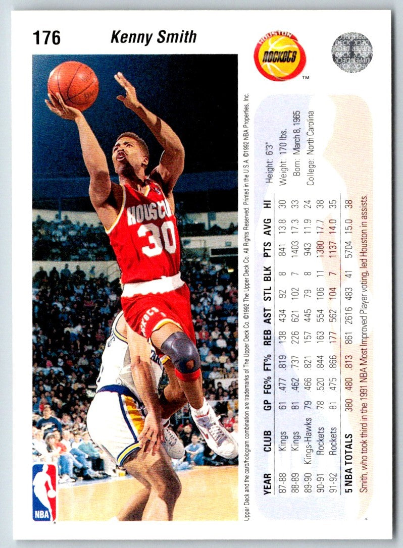 1992 Upper Deck Kenny Smith