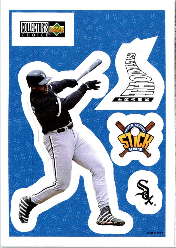 1997 Collector's Choice Stick'Ums Retail Frank Thomas #NNO