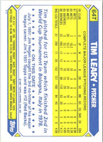 1987 Topps Traded Tim Leary #64T