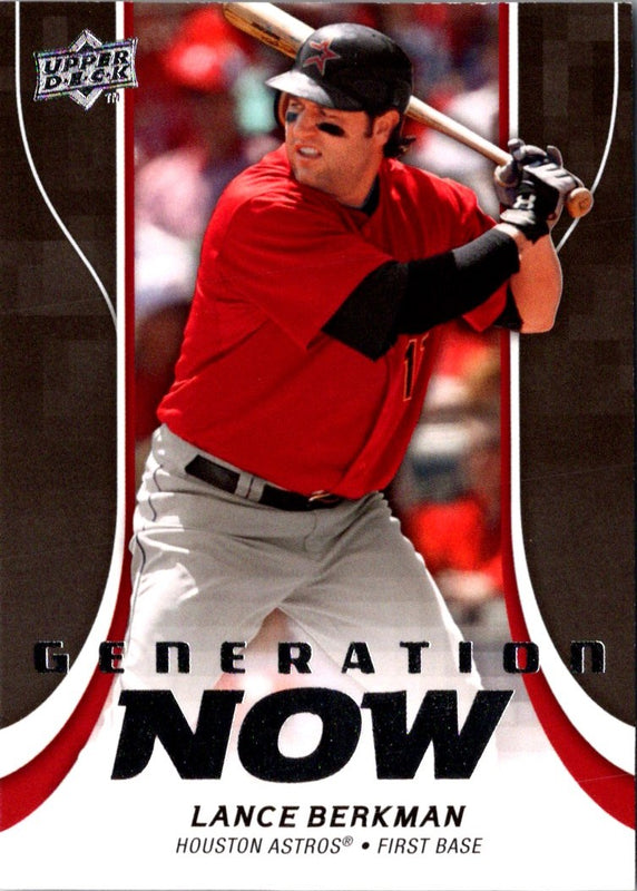 2009 Upper Deck Update Generation Now Lance Berkman #GN37