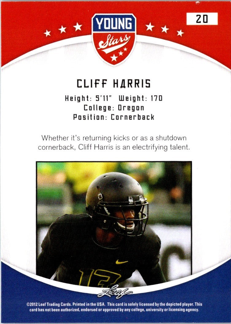 2012 Leaf Young Stars Cliff Harris