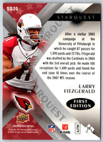 2008 Upper Deck StarQuest Larry Fitzgerald #SQ20