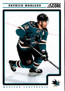 2012 Score Patrick Marleau