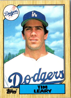 1987 Topps Traded Tim Leary #64T