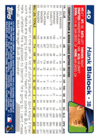 2004 Topps Opening Day Hank Blalock #40