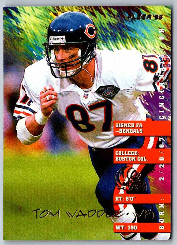 1995 Fleer Tom Waddle #59