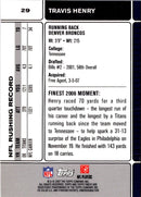 2007 Finest Travis Henry