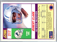 1990 Score Robert Clark #217 Rookie