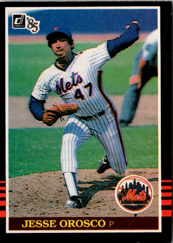 1985 Donruss Jesse Orosco #75