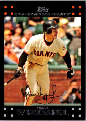 2007 Topps Omar Vizquel #464