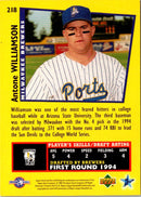 1995 Upper Deck Minors Antone Williamson