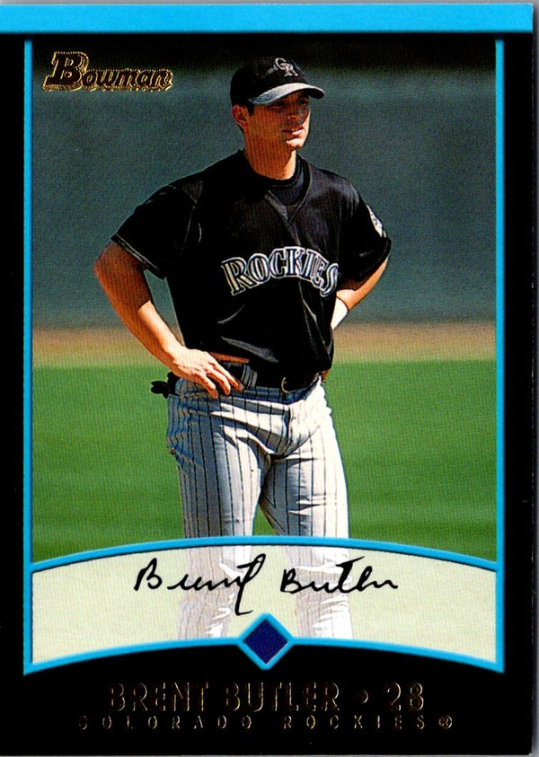 2001 Bowman Draft Picks & Prospects Brent Butler #BDP56