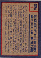 1984 Topps Dan Quisenberry #3