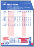 1987 Fleer Tim Leary