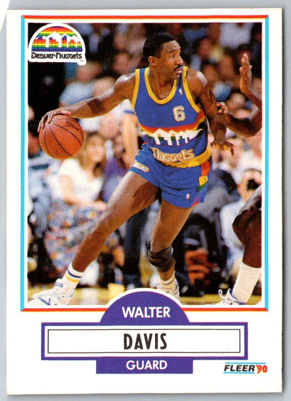 1990 Fleer Walter Davis #47